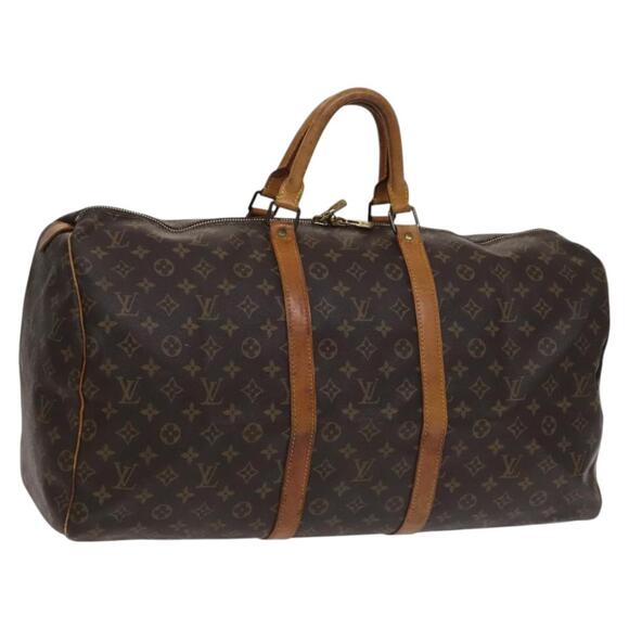 LOUIS VUITTON Monogram Keepall 55 Boston Bag M41424 - Picture 1 of 16
